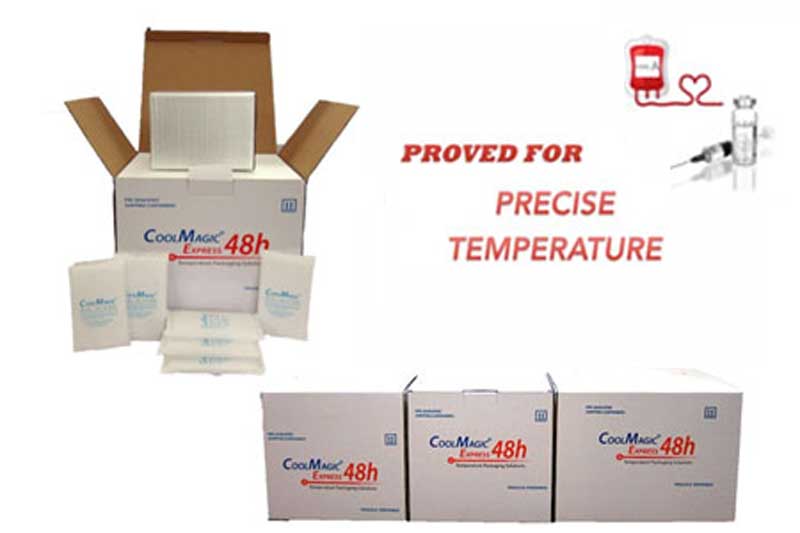 Insulated vaccine shipping box