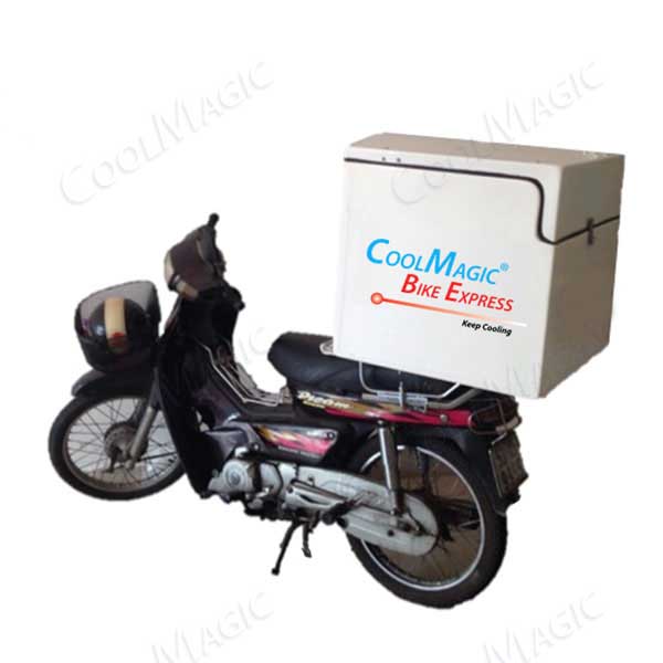 Thùng giao hàng lạnh bằng xe gắn máy